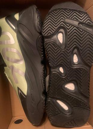 Кросівки adidas yeezy boost 700 black silver green адідас ізі изи 7004 фото