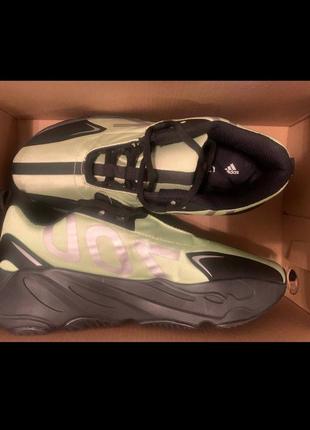 Кросівки adidas yeezy boost 700 black silver green адідас ізі изи 7002 фото
