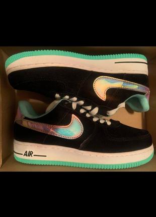 Кроссовки nike air force black green самые мягкие эир найк эйр форс форсы