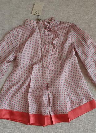 Шовкова блуза ,silvian heach,італія  (100% шовк)2 фото