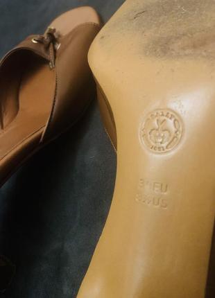 Босоніжки туфлі шльопанці мюлі шкіряні bally 🇮🇹7 фото