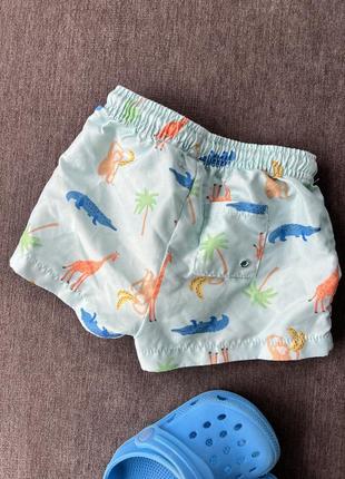 Набор для мальчика:плавающие шорты +кроксы4 фото