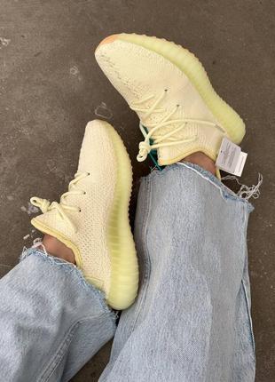 👟 кроссовки adidas yeezy boost 350 v2 butter / наложка bs👟7 фото