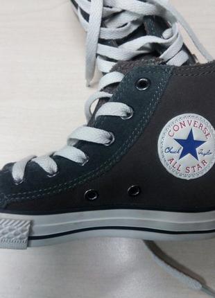 Шкіряні кеди converse утеплені