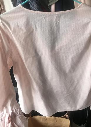 Блузка нежная в полоску 😂2 фото