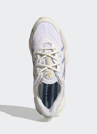 Кроссовки adidas ozweego cloud white / light blue / off white3 фото