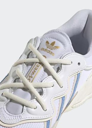 Кроссовки adidas ozweego cloud white / light blue / off white7 фото