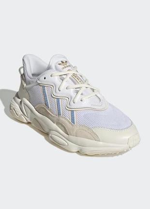 Кроссовки adidas ozweego cloud white / light blue / off white2 фото