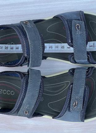 Ecco cruise оригинальные кожаные надежные сандалии7 фото