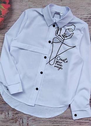 Сорочка- блузка "picasso" для стильних дівчаток