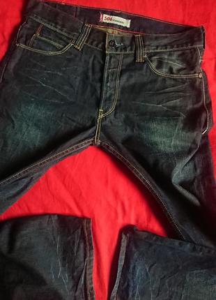 Брендовые фирменные джинсы levi's 506,оригинал, новые, размер 33-34/32.6 фото