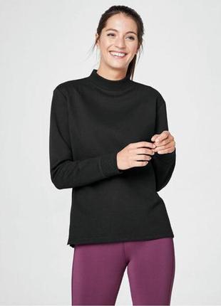 Женская черная толстовка кофта