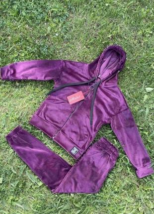 Велюровий костюм (худі+штани)