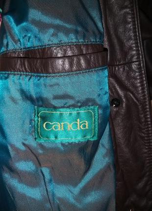 Скидка до 26.11шикарная кожаная курточка от бренда canda4 фото