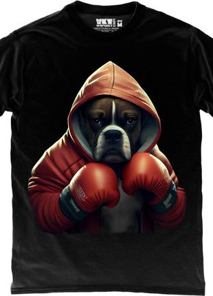 Футболка boxer in the hood пес 9000178 black