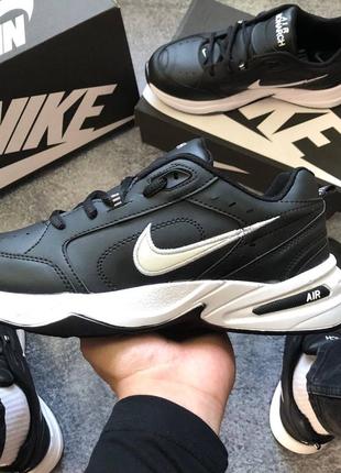 Nike air monarch black4 фото