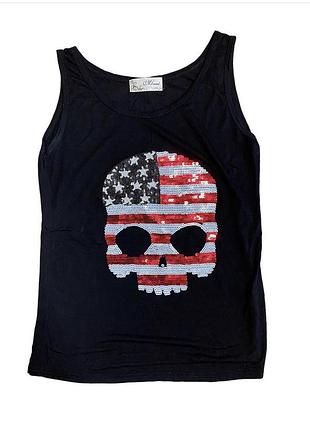 Майка с черепом
