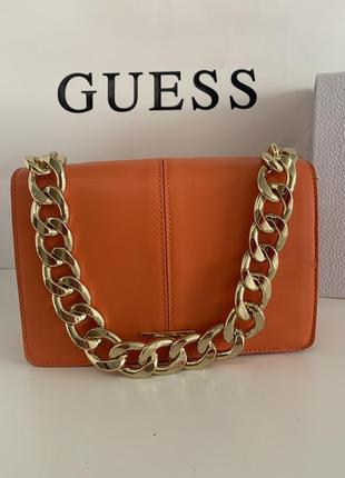 Помаранчева сумка bershka