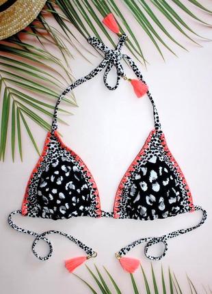 Стильный верх купальника new look eur 40 чашечка в-c