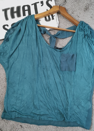 Блуза шефон трикотаж