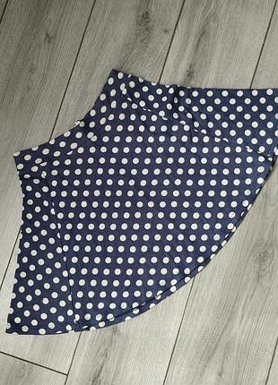 Юбка в горошек