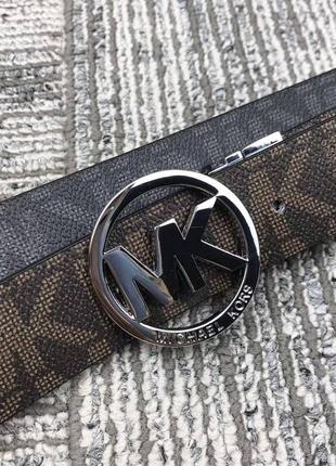 Женский двухсторонний ремень michael kors в подарочном наборе