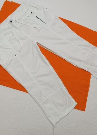 Белоснежные коттоновые брюки msmode 52/2 фото