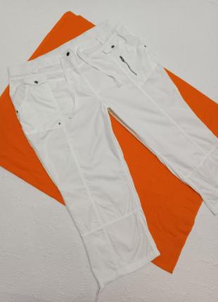Белоснежные коттоновые брюки msmode 52/5 фото