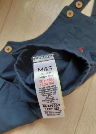 Новый песочник marks &amp; spencer 3-6 мес новый2 фото