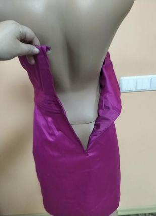 Атласное платье h&m 4