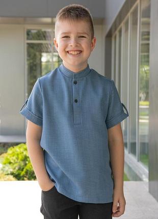 Сорочка для хлопчика льон