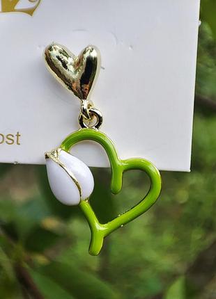 Сережки серденько