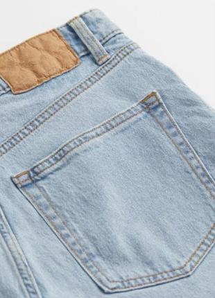 Шорты джинсовые стильные оверсайз широкие черные голубые h&amp;m5 фото