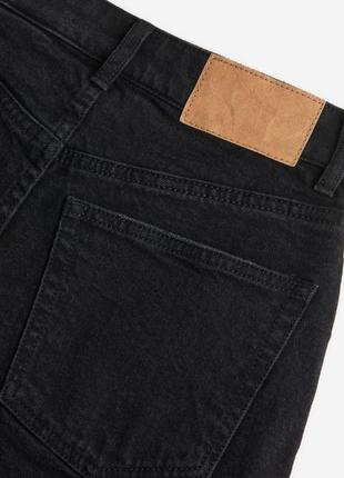 Шорты джинсовые стильные оверсайз широкие черные голубые h&amp;m2 фото