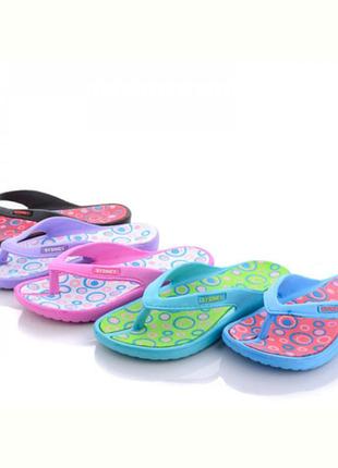 Шльопанці, в'єтнамки жіночі чорні, бузок, рожеві, м'ята, блакитні