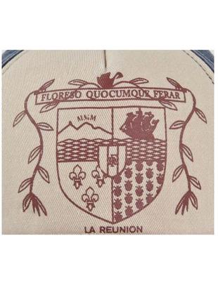 Кепка бейсболка герб реюньон с изогнутым козырьком, унисекс2 фото