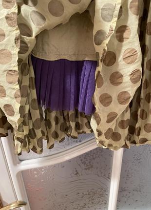 Шикарная шелковая летняя юбка в стиле бохо. натуральный шелк.2 фото