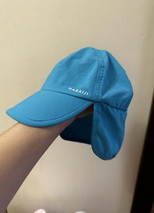 Nabaiji дитяча кепка для плавання, з уф-захистом - синя2 фото