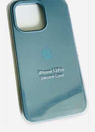 Чохол iphone 13pro silicon case pine green1 фото