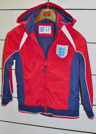 Фирменная элитная клубная (футбольная) england детская куртка m&s 7-8лет m&s collection