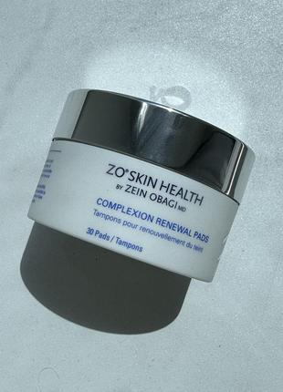 Салфетки для ухода за кожей лица с акне zein obagi zo skin health complexion renewal pads 30шт