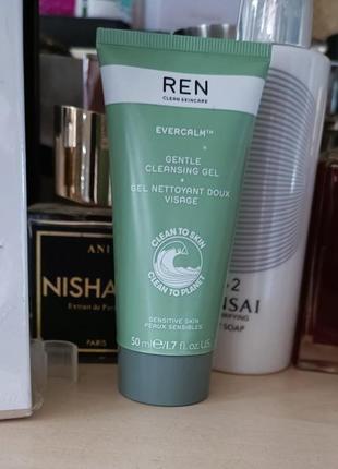 Ren evercalm gentle cleansing gel нежный очищающий гель