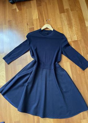 Платье casual темно-синее с карманами, cos2 фото