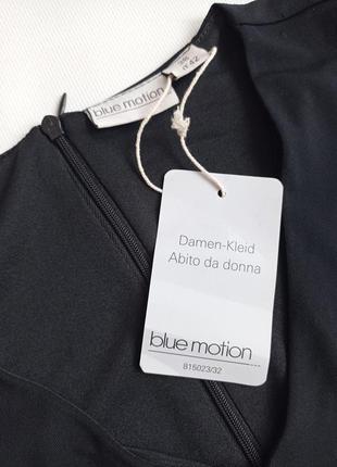 Blue motion. черное трикотажное платье4 фото