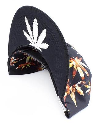 Мужская кепка, cap Ladies рисунок конопли с прямым козырьком, бейсболка, рэперка3 фото