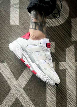 Adidas niteball cloud ●white red core●2 фото