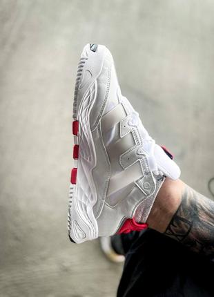 Adidas niteball cloud ●white red core●10 фото