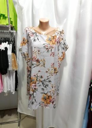 Блуза туника батальные размеры разные принты и размеры ткань софт