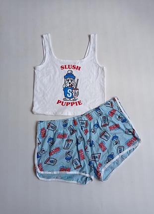 Primark. пижама с шортами для сна и дома.