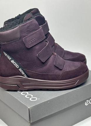 Детские кожаные ботинки ecco urban snowboarder 31-35 р, сапоги экко для девочки2 фото